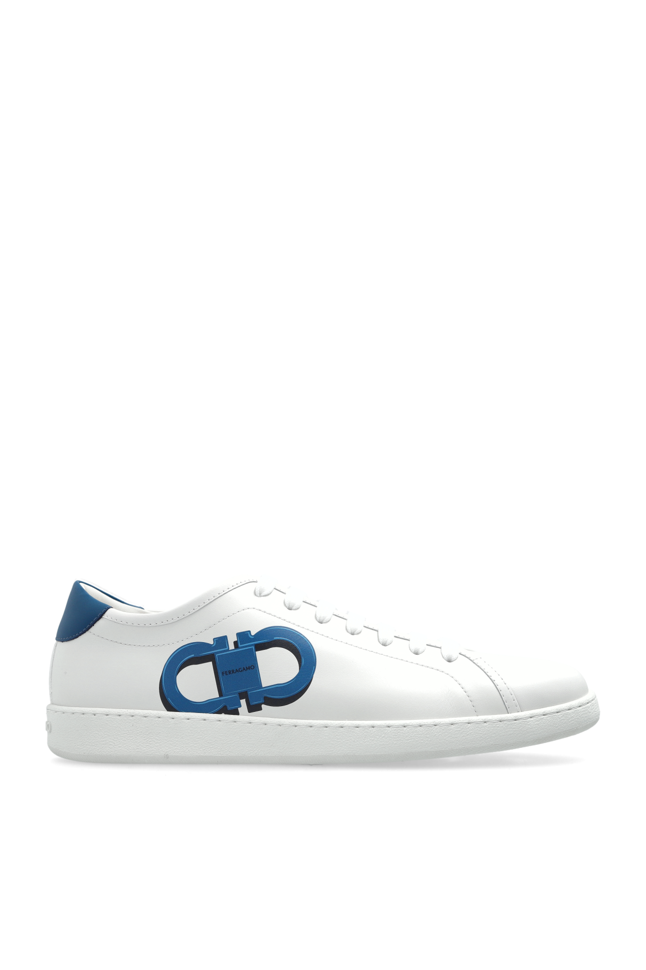 スニーカー Salvatore Ferragamo White Leather Brandy 1 Sneakers Salvatore Ferragamo White Leather Brandy 1 Sneakers | Balardi